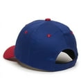 thumbnail image 6 of Outdoor Cap GL-271 Mid to Low Profile Basic Cotton Twill-Royal/Red-Adult, 6 of 8
