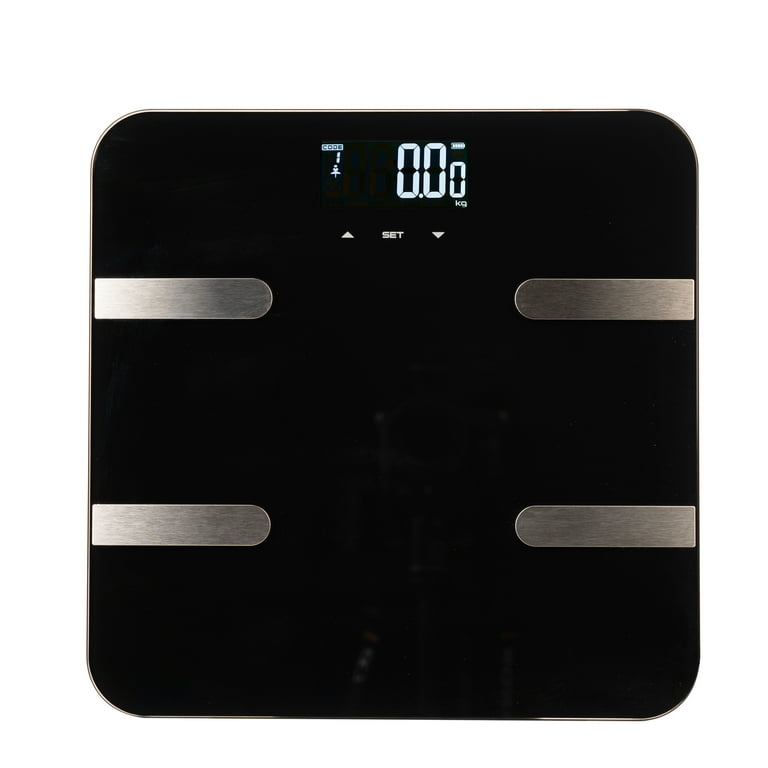 Better Homes & Gardens Body Composition Scale/Black/Glass