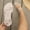 Beige, variant on PiGOGI Women Plus Size Multi Cross Knotted Strap Flat Sandals Elastic Ankle Boho Summer Comfort White