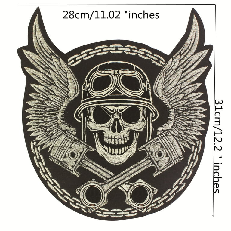 NEW Motorcycle Biker Embroidered Iron On Patches Large Patches For