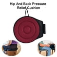 thumbnail image 3 of Guiexla 360-Degree Rotating Seat Cushion Anti-Slip Textured Wear Resistant Washable Ergonomic Elderly Support Non-Slip Cushion Swivel Seat Pad, 3 of 8