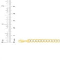 thumbnail image 5 of Floreo 14k Yellow Gold or Two-Tone 4.5mm Solid Curb Cuban Chain Bracelet, 5 of 5