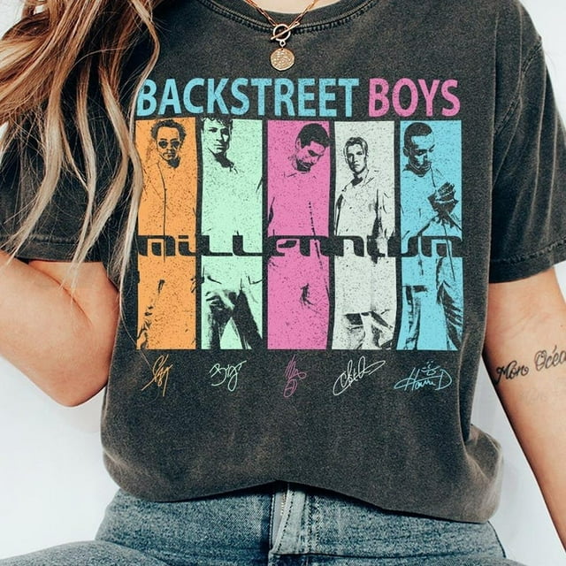 Backstreet Garçons Millennium Tour Chemise Vintage Musicale - Ivoire - S