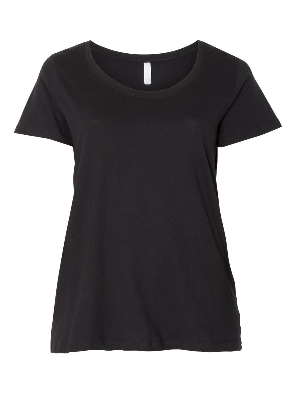 LAT - 3804 LAT T-Shirts Curvy Collection Women's Scoopneck Premium ...