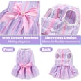 thumbnail image 4 of HQREA Dog Dress Cute Pet Princess Dresses with Bowknot Breathable Sweet Dog Clothes for Small Dogs Girl for Summer, 4 of 6
