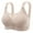 Grey, variant on Women's Large Size No Steel Ring Tube Top Bra Thin Breathable Comfortable Support Gather Small Back Four Button Underwear