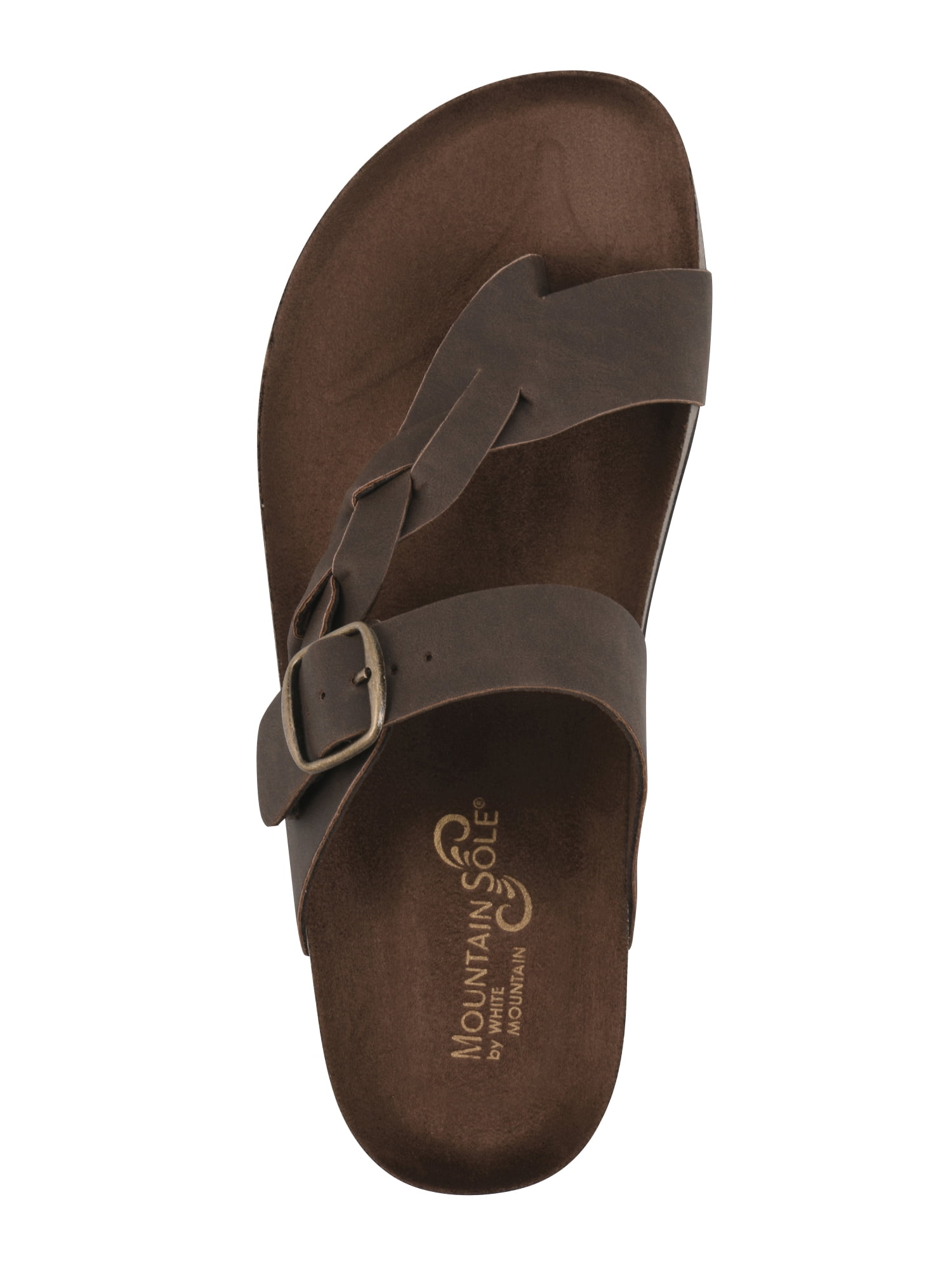 Mountain Sole Women's Braided Footbed Comfort Sandal