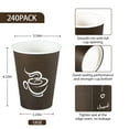 thumbnail image 2 of Vasos de papel desechables LITOPAK 240, paquete de 350 ml (12 oz), 2 of 7