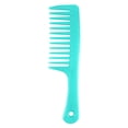 thumbnail image 1 of Cepillo De Dientes Peine grande de dientes anchos, resina, antiestático, mango, agarre, cepillo para el cabello (cian) Tmvgtek Cuidado Belleza, 1 of 2