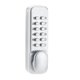 thumbnail image 5 of Cerradura de puerta con teclado mecánico Cerradura de puerta mecánica,Fácil de instalar,Teclado,Cerradura de puerta de entrada mecánica sin llave para Plata, 5 of 8