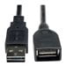 thumbnail image 2 of Tripp Lite 6in Universal Reversible USB 2.0 Hi-Speed Extension Cable (A to A), 2 of 3