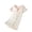 00@White8, variant on Elegyee Toddler Girls Nightgown Cute Short Sleeve Sleep Dress Homewear, Pink, Size 4-5