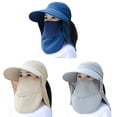thumbnail image 4 of Outdoor Uv Sun Hat Removable Windproof Face Protection Tea Cap Cycling Cap Picking, 4 of 8