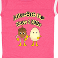 thumbnail image 4 of Inktastic Allergic to Nuts and Eggs Boys or Girls Baby Bodysuit, 4 of 5