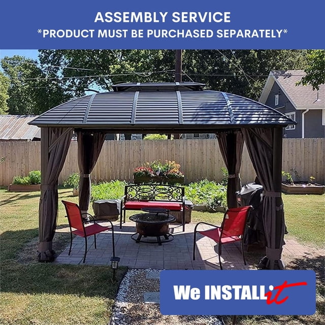 Service d'installation à domicile pour les gazebos à toit rigide de 12 pi par We Install It Services