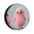 thumbnail image 1 of Fotbe Adorable Pink Fluffy Birds Funda de Llanta de Repuesto con Estampado, Engrosada, Ajuste Universal para Jeep, Remolque, RV, SUV, Camión-17 inch, 1 of 6