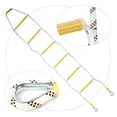 thumbnail image 4 of Ladders, Nylon Climbing Rope Ladder Strong Carrying Capacity Nylon  for Aerial Work for Emergency for Underground Rescue 2m, 4 of 8