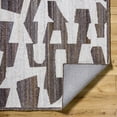thumbnail image 3 of Hauteloom Brendy Living Room, Bedroom Area Rug - Contemporary, Geometric - Taupe, Ivory, Charcoal - 5' x 7'6", 3 of 6