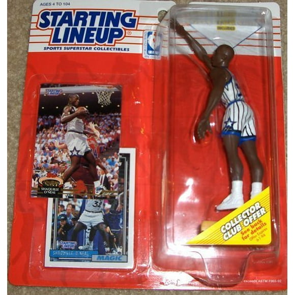 1993 Shaquille O'Neal Orlando Magic Kenner SLU Figurine de Basket Starting Lineup NBA - Pièce Recrue