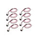 thumbnail image 1 of Advancent Conector de carga para patinete eléctrico, 8 Uds., redondo, 3 agujas, 2 cables, adaptador de puerto de carga para patinete eléctrico Patinetes eléctricos, 1 of 4