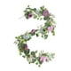 thumbnail image 5 of Guirnalda de peonías artificiales, simulación de vegetación, arreglo floral realista. Púrpura, 5 of 9