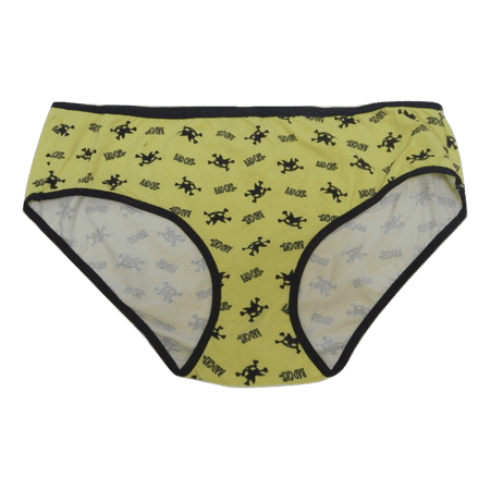 BAD CAT Juniors Panty Hipster Brief (Size 14  Chartreuse Yellow)