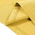 thumbnail image 4 of FRSASU Short Sleeve Polo Shirts for Men Casual Lapel Collar Pullover Tee Shirt Loose Fit Half Button Down T-Shirts Yellow, 4 of 9