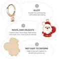 thumbnail image 2 of Raindrops Santa Claus Earrings for Women, 1 Pair Festive Red Alloy Holiday Jewelry Accessories, 2 of 6