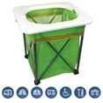 thumbnail image 1 of Emergency Mobile Toilet, Sturdy Stainless Steel Frame Folding Toilet  for Camping, 1 of 7