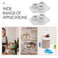 thumbnail image 3 of Phenofice 8pcs Wheels For Appliances White Plastic Round Self-Adhesive Mobility Enhancement For Household Use, 3 of 8