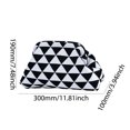 thumbnail image 4 of KGOTA Women Knitted Clutch Purse Small Stripe Purse Woven Bag (Black White Square), 4 of 8