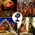 thumbnail image 5 of Christmas Projector Lights Outdoor & Indoor, 【2 Packs】 Snowflake Projector Lights, IP65 Waterproof LED White Snowfall +Colorful Snowflake for Xmas Party Patio Decoration, 5 of 12