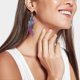 thumbnail image 2 of Dangle Earrings for Women Handmade Boho Super Lightweight Chandelier Dangle Drop Earring Gold Silver Plated Colorful Leaf -, 2 of 4