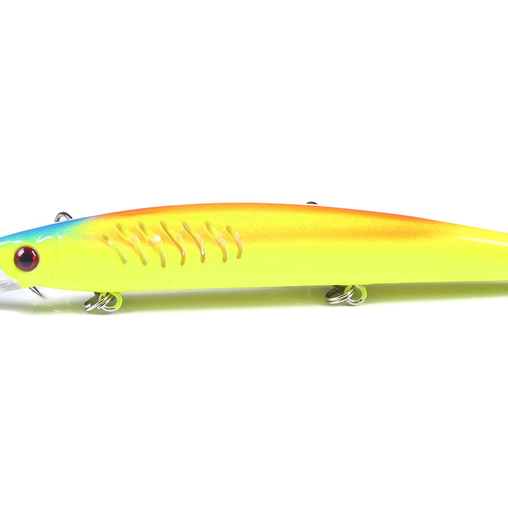 HENGJIA Minnow Bass Fishing Lures, Jerkbait Lure Set Hard Baits Deep Diving Crankbait for Catfish Walleye Trout Fishing Bait 6Pcs/kit