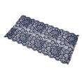 thumbnail image 3 of Cinta de encaje de 10 yardas, 23 cm de ancho, adorno de encaje elegante decorativo para embalaje de regalo, decoración de bordado de ropa nupcial, azul real, 3 of 5