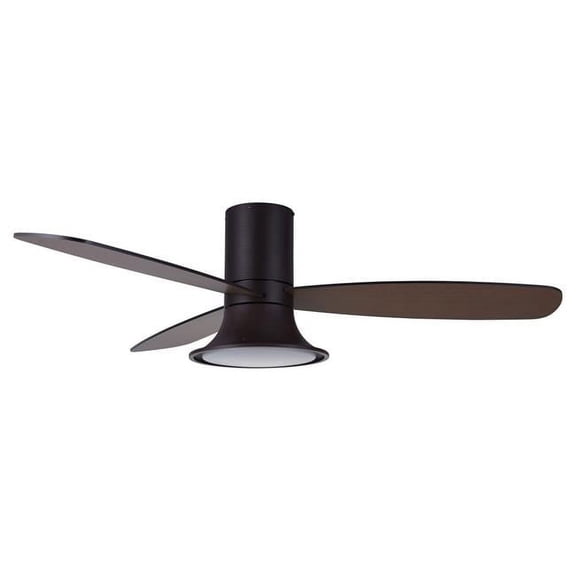 Lucci Air 21066301 Lucci Air Flusso 52' Oil Rubbed Bronze Light with Remote Ceiling Fan