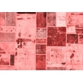 thumbnail image 1 of Ahgly Company Indoor Rectangle Patchwork Red Transitional Area Rugs, 6' x 9', 1 of 4