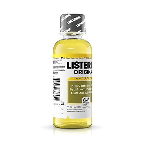 Listerine Original Oral Care Antiseptic Mouthwash with GermKilling