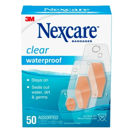 UPC 051131997608 product image for Nexcare Waterproof Bandages - Pack of 50 Bandages | upcitemdb.com