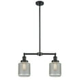 thumbnail image 6 of Innovations Lighting 209-AB-G262 Stanton 2 Light 23" Wide Linear Chandelier / Semi-Flush, 6 of 7
