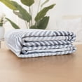 thumbnail image 4 of ReaLife Rugs Machine Washable Area Rug - Living Room Bedroom Bathroom Kitchen Entryway Office - Padded Low Pile Stain Resistant Premium - Modern Geometric Contemporary - Miles - Gray 4' x 6', 4 of 13