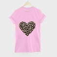 thumbnail image 4 of Valentine's Day Shirts for Women Love Heart Graphic T-Shirts Short Sleeve Teacher Valentines Gift Tee Cute Tops (S, B Pink), 4 of 5