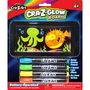 Cra-Z-Art Lite Up Flat Screen Dry Erase Mini Small Glow Board New 2.75 X 5