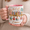 Black, variant on Personalized Teacher Mug with Name, Pink Handle White Coffee Cup for Back to School Gift