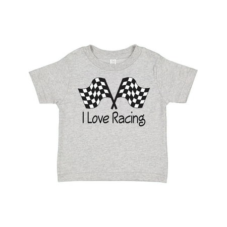 

Inktastic I Love Racing Gift Toddler Boy or Toddler Girl T-Shirt