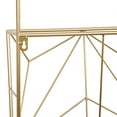 thumbnail image 6 of DecMode 15", 30"H 3-Tier Gold Geometric Wall Shelf (2 Count), 6 of 8
