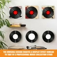 thumbnail image 6 of Set of 6 Acrylic Album Display Shelves Wall Mounted Organizers with Secure Adhesive Backing for Home Decoration, 6 of 8