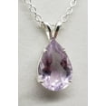 thumbnail image 2 of Natural 17x11mm Pear Amethyst Necklace, 2 of 5