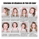thumbnail image 4 of Curly Ondas En Cabello Rizos Sin Calor Tubo + 2 Scrunchies Rosa, 4 of 5