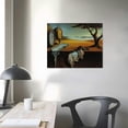 thumbnail image 3 of GOSMITH  - Persistence of Memory, World's Most Famous Paintings Series, Canvas Wall Art Home Decor, Gallery Wrapped, Stretched, Framed Ready to Hang, 3 of 4